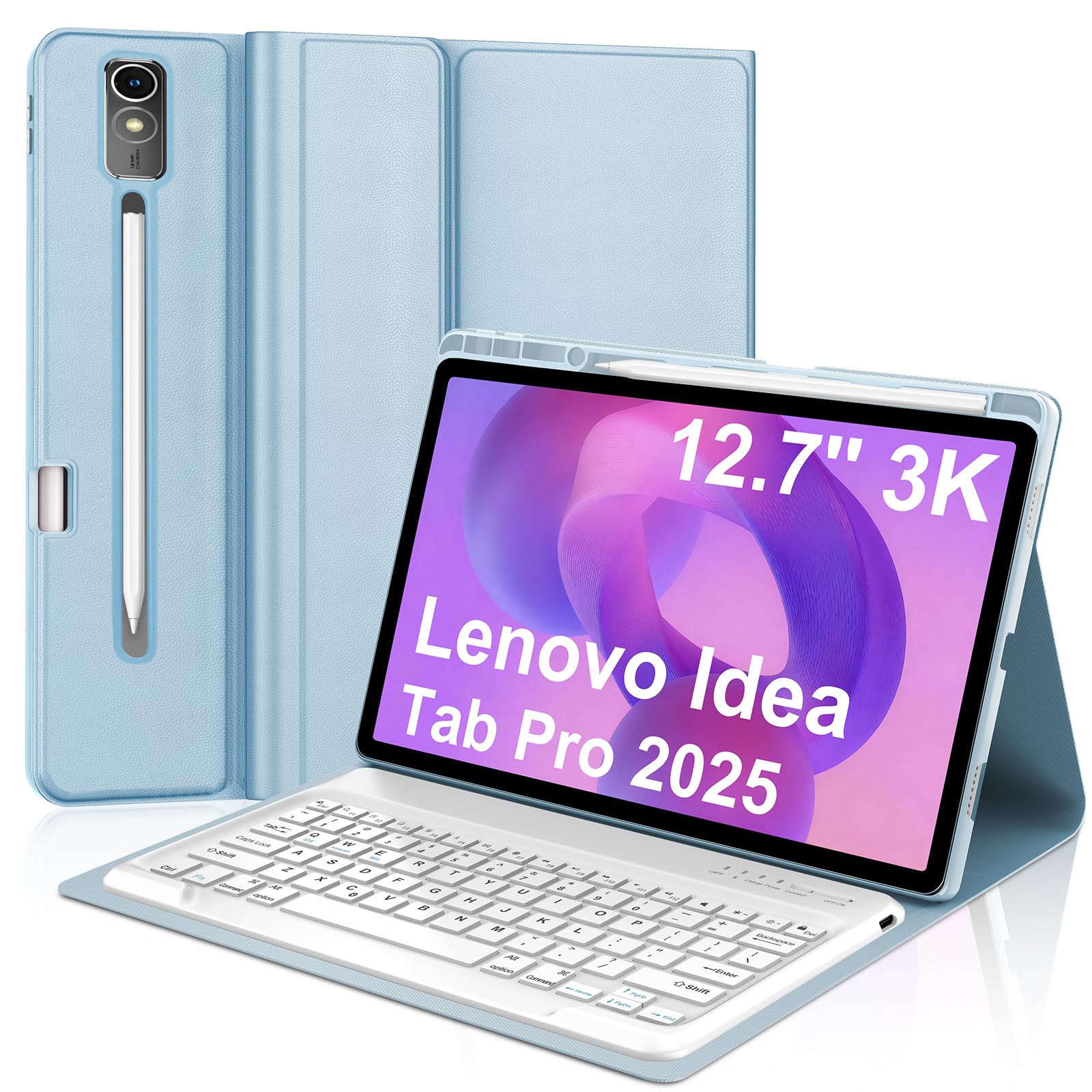 Amazon.com: Keyboard Case for Lenovo Idea Tab Pro 12.7'' 2025