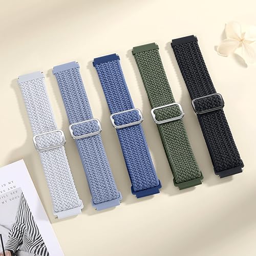 Miniatura 9 de Getino Correas de reloj de 0.787 in compatibles con Samsung Galaxy Watch 7654 Band 1.575 in 1.732 in, Galaxy Watch 6 Classic 1.693 in 1.850 in,