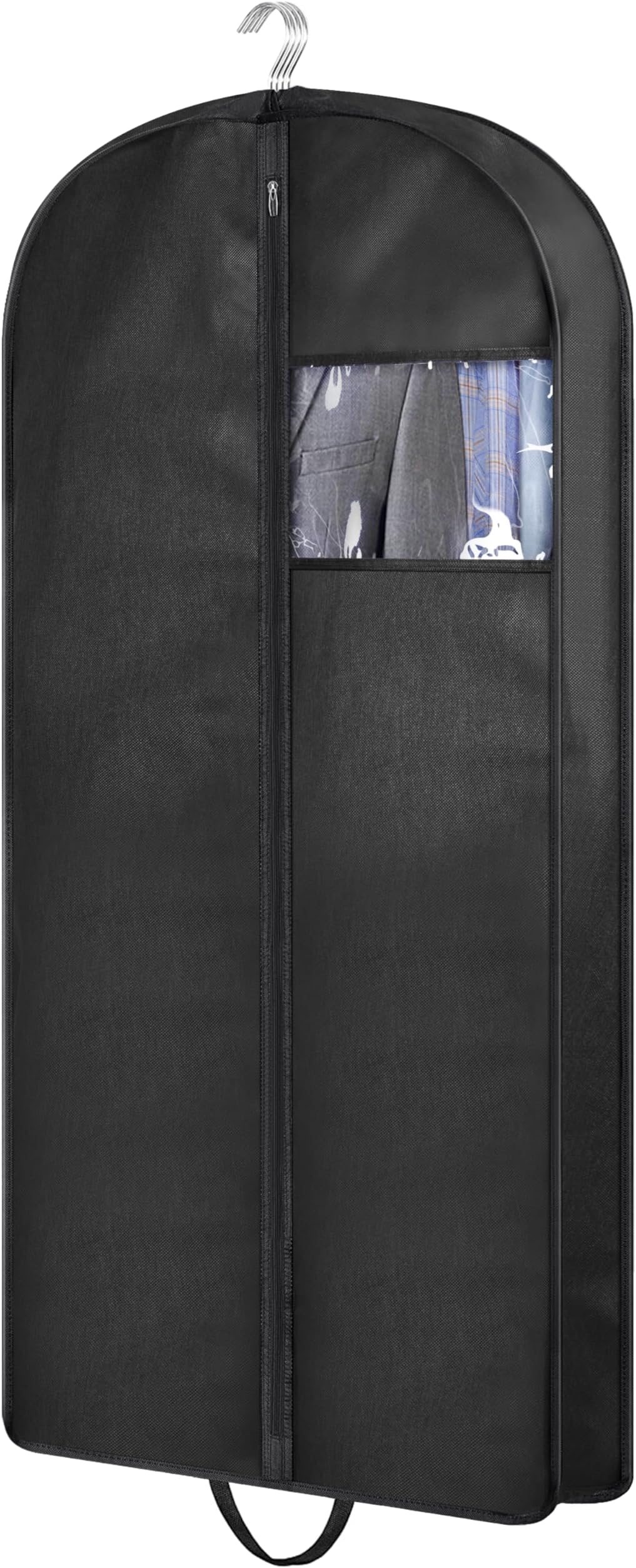 KIMBORA 43" Garment Bag for Travel, Gusseted Suit Bags for Men With Handle Garment Bags for Hanging Clothes Storage Suit Cover for Coats, Jackets, Shirts
