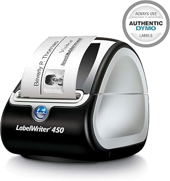 DYMO Authentic LW Name Badge Labels, For LabelWriter Printers, White, 2-1/4 x 4, 1 Roll of 250