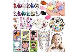 122-Piece Cat Themed Party Favors for Kids