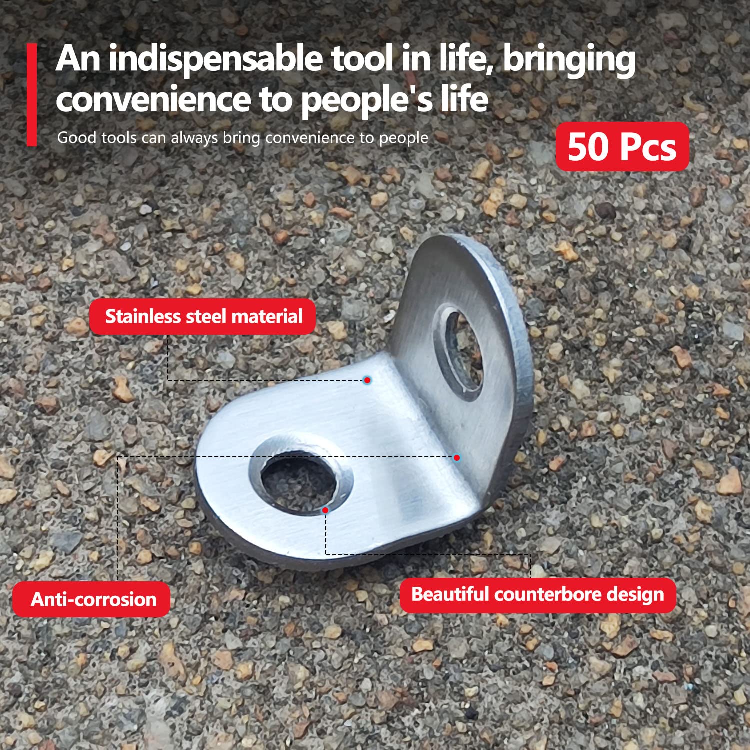 20 Staffe Angolari In Ferro Zincato 90° Con Viti - Rinforzo Per Mobili Fai Da Te - Foto 6