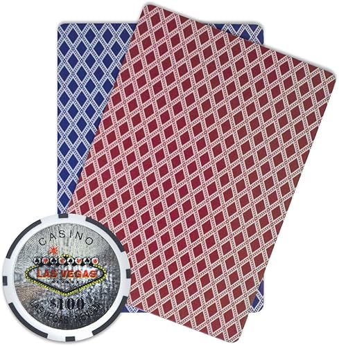 Miniatura 3 de Brybelly Las Vegas Casino Poker Chip Heavy 0.49 oz Clay Composite  Paquete de 50