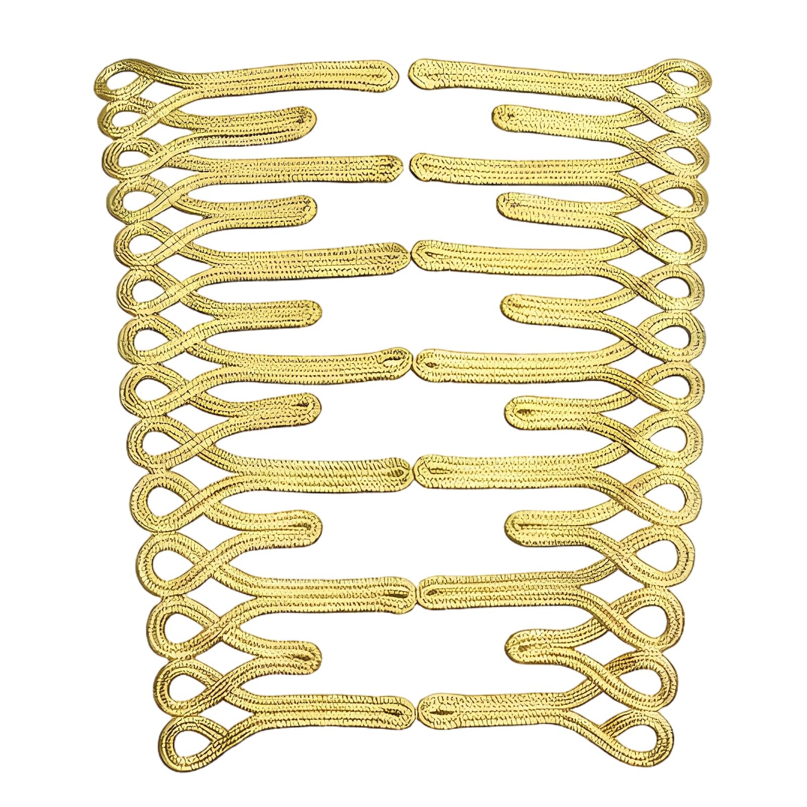 carotoe Delicate Gold Trim for Enhancing Formal Suits Evening Dresses and Costumes Suit Accessories