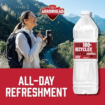 Arrowhead Mountain Spring Bottled Water - 33.8 Fl Oz, 15 Pack