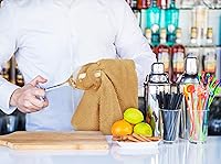 Vista 4 de Utopia Towels Trapeadores de barra de cocina, paquete de 12, 16 x 19 pulgadas, 100% algodón súper absorbentes, toallas de limpieza multiusos