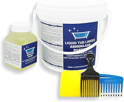 Amazon Com Armoglaze Enamel Epoxy Shower Tray Refinishing Kit Extremely Durable Odorless Color White For Small Shower Trays 2 X 2 And 3 X 3 Small Shower Trays 2 X 2 And 3 X 3 Home Improvement