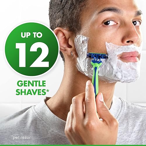 Miniatura 4 de Sensor3 Sensitive - Maquinilla de afeitar desechable para hombre, 12 maquinillas de afeitar