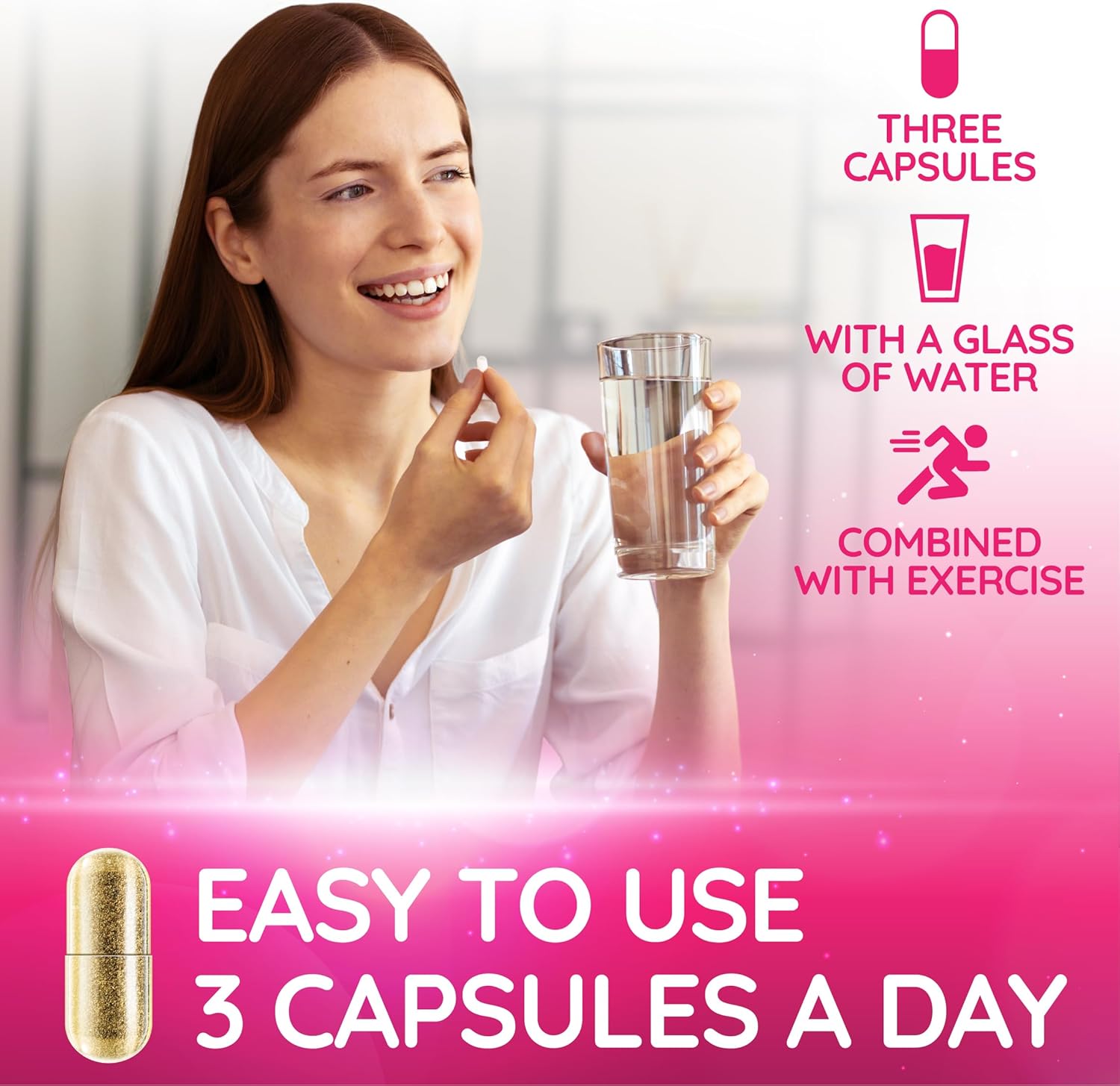 Organic Cadane Myo Inositol & Green Tea Capsules with Garcinia Cambogia, Berberine, Turmeric, Ginger, and Black Pepper | Supports Body Balance & Digestive | Vegan, Non-GMO - 90 Capsules - Image 6