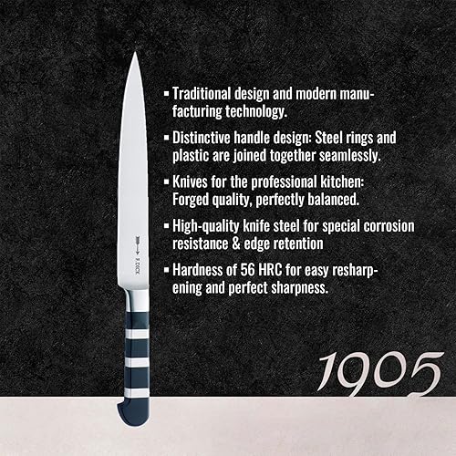 Miniatura 4 de F. DICK 1905 Cuchillo de trinchar - Cuchillo de cocina con hoja de 8.3" y 56 HRC - Ideal para cortar carne - Cuchillo de pechuga - Acero inoxidable
