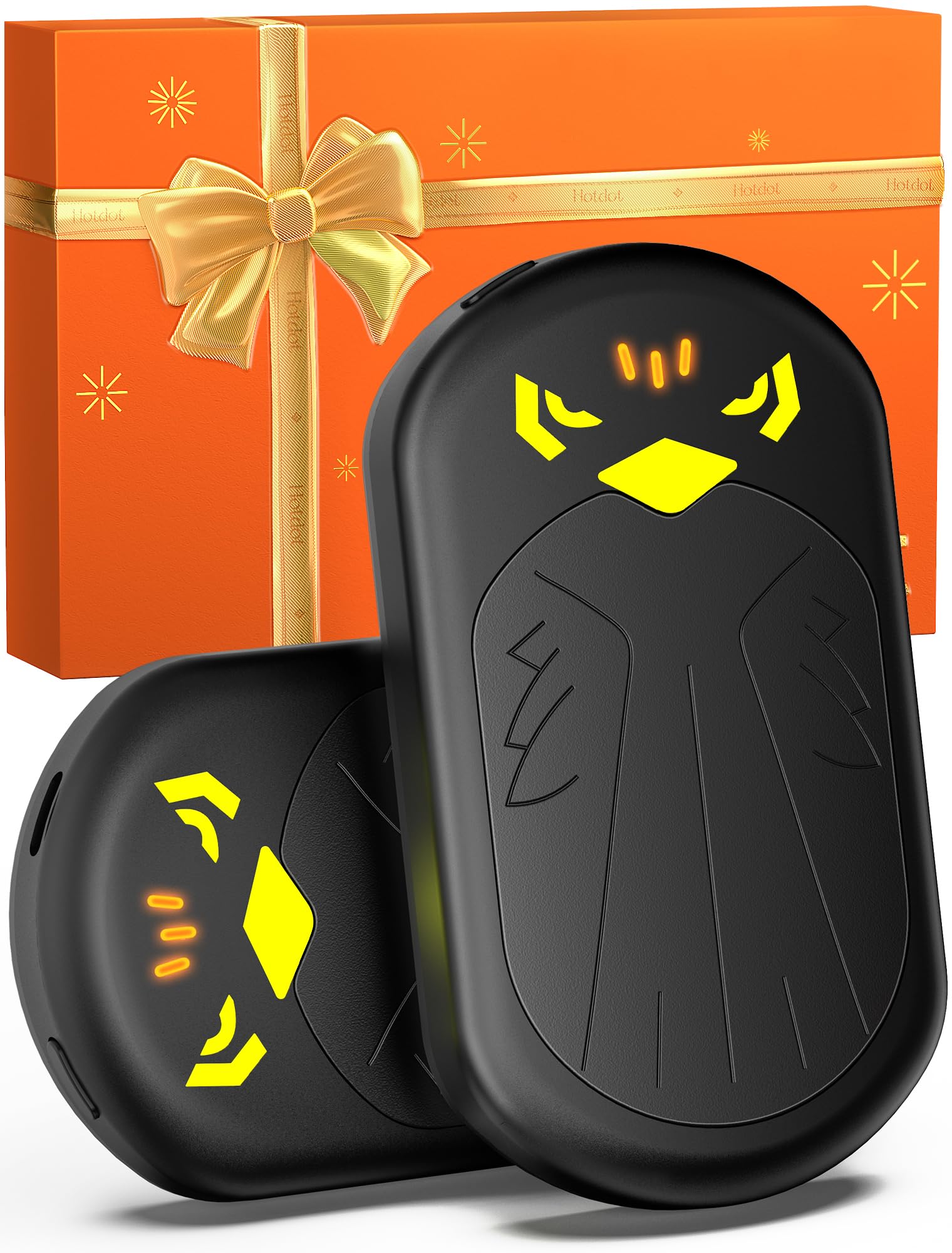 Hand Warmers Rechargeable with Gift Box, for Men Women, 2 Pack Fast Heating Electric Hand Warmer, Portable Hot Hands Handwarmers for Outdoors, Golf, Hunting, Camping