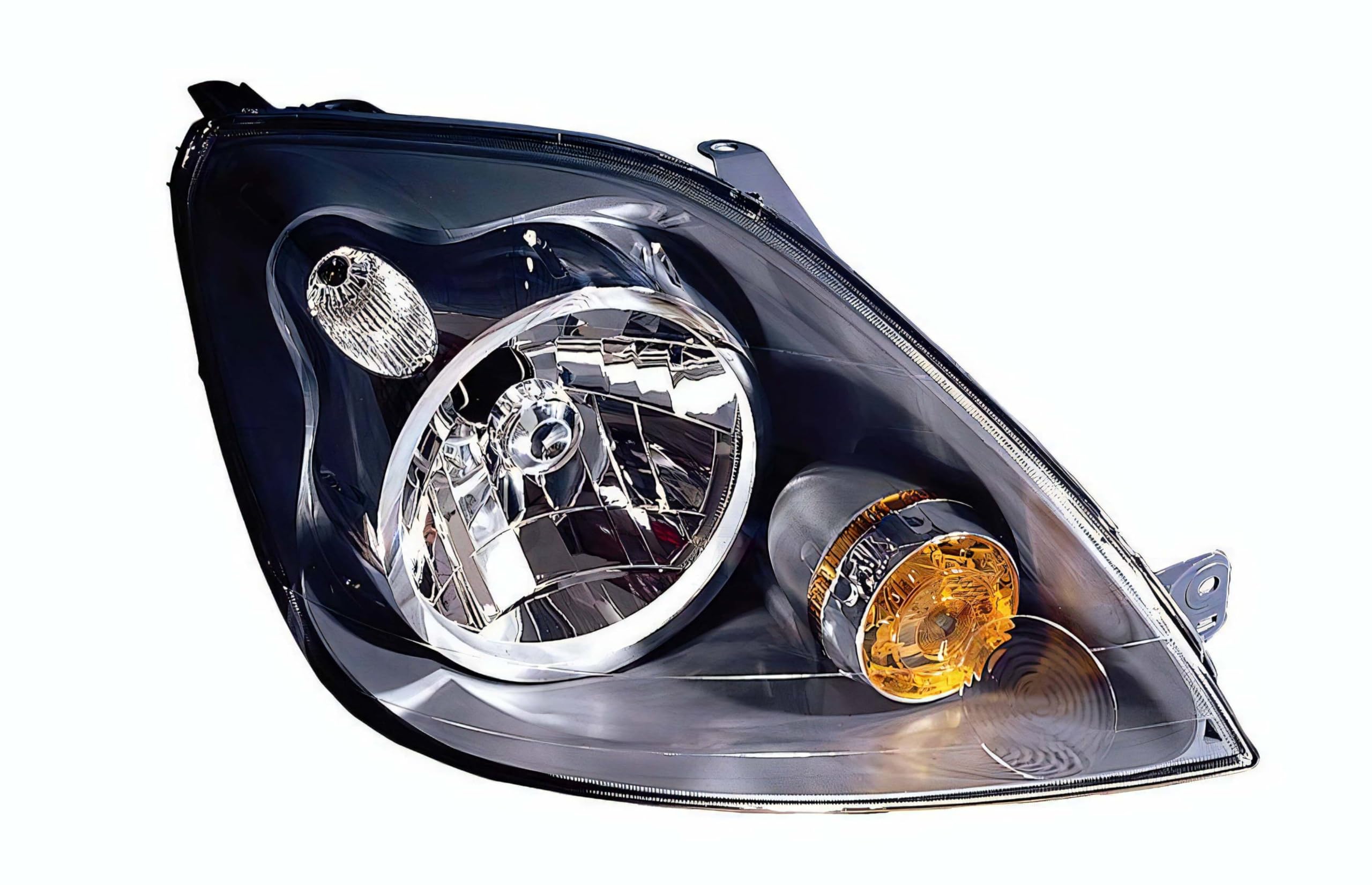 Fanale realizzato per Ford FIESTA 2006 Destro alogeno pred. reg. elettrica c/Assetto Fari con indicatore direzione 1416311