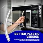 [2026 Mise à jour] BlueStars ME16K3000AS DE94-02409C Poignée de porte micro-ondes - Compatible avec les fours Samsung Microwave Handle - Remplace 2309804 AP5578389 PS4239119 ME16A4021AS DE94-04313F