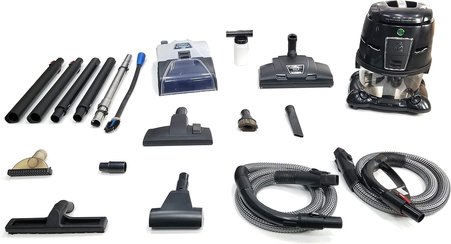 HYLA EST Vacuum Cleaner w Tools Prolux Shampooer & 5 YR