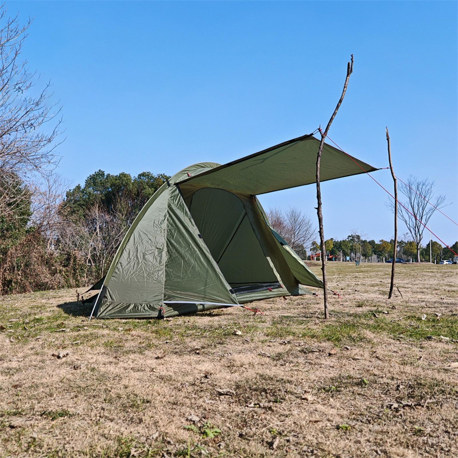 Tienda de campaña para 1 Refugio Automático Ligero para Dormir | Fácil de montar Para camping, senderismo, mochileros, playa, viajes, pesca, festivales, excursiones familiares