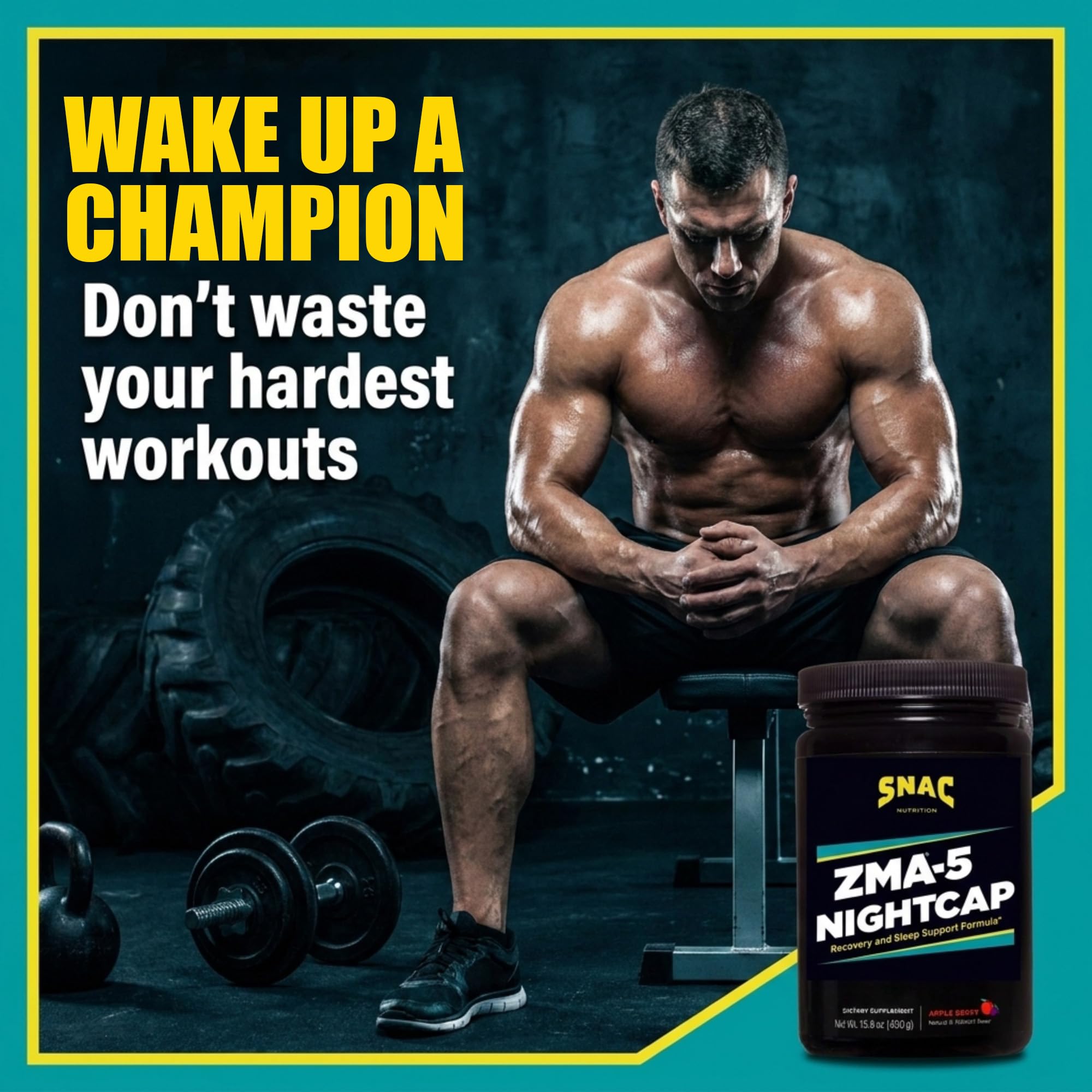 ZMA-5 Nightcap Rapid Recovery - Pre Workout Supplement for Deep Sleep, 450g — Amazon image 7