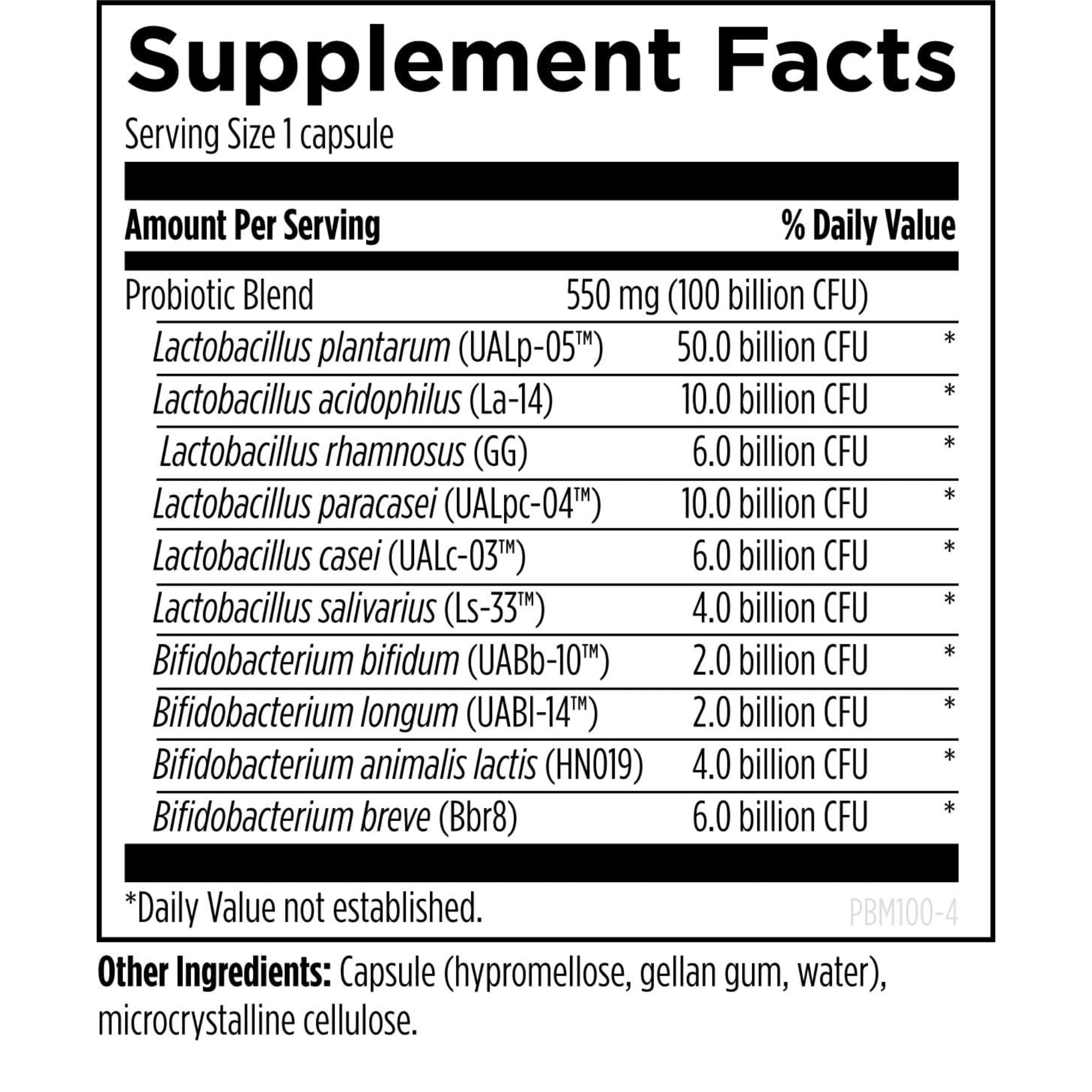 Designs for Health ProbioMed 100, Probiotics for Digestive, 30 Capsules — Amazon image 4