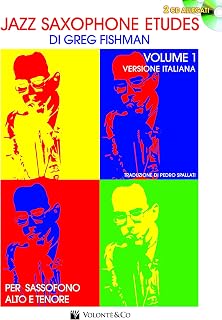 Jazz saxophone etudes. Con 2 CD Audio (Vol. 1)