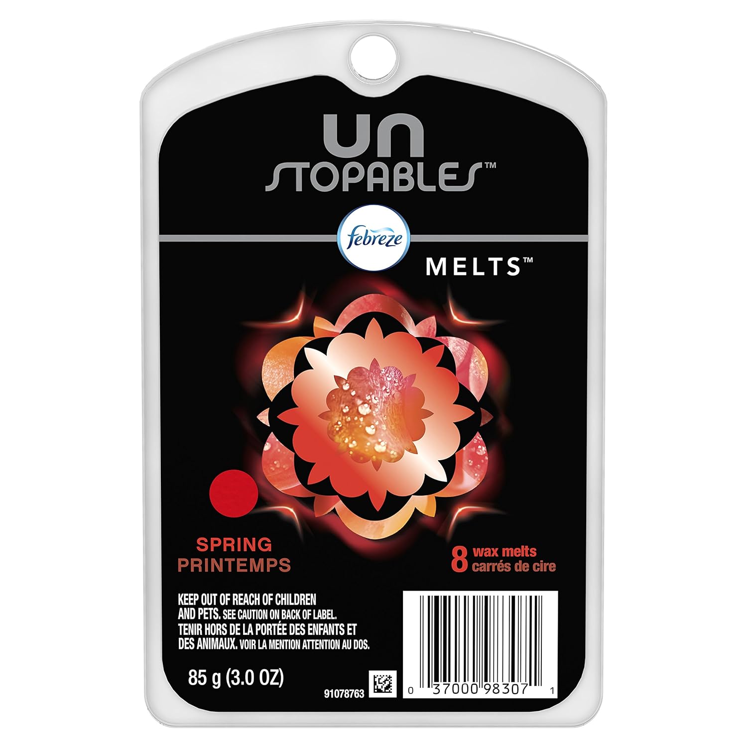 Febreze Unstopables Spring Wax Melts 8 Melts 3 Oz