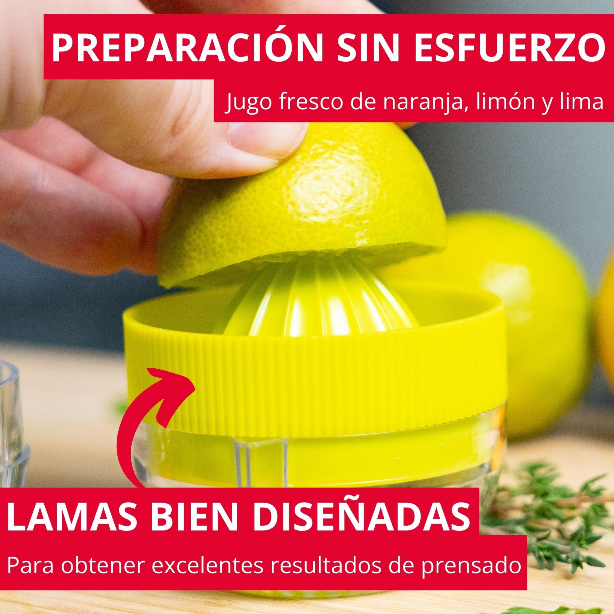 Westmark Exprimidor de cítricos con recipiente y tapa 7,2 cm 50 ml Plástico Transparente/verde