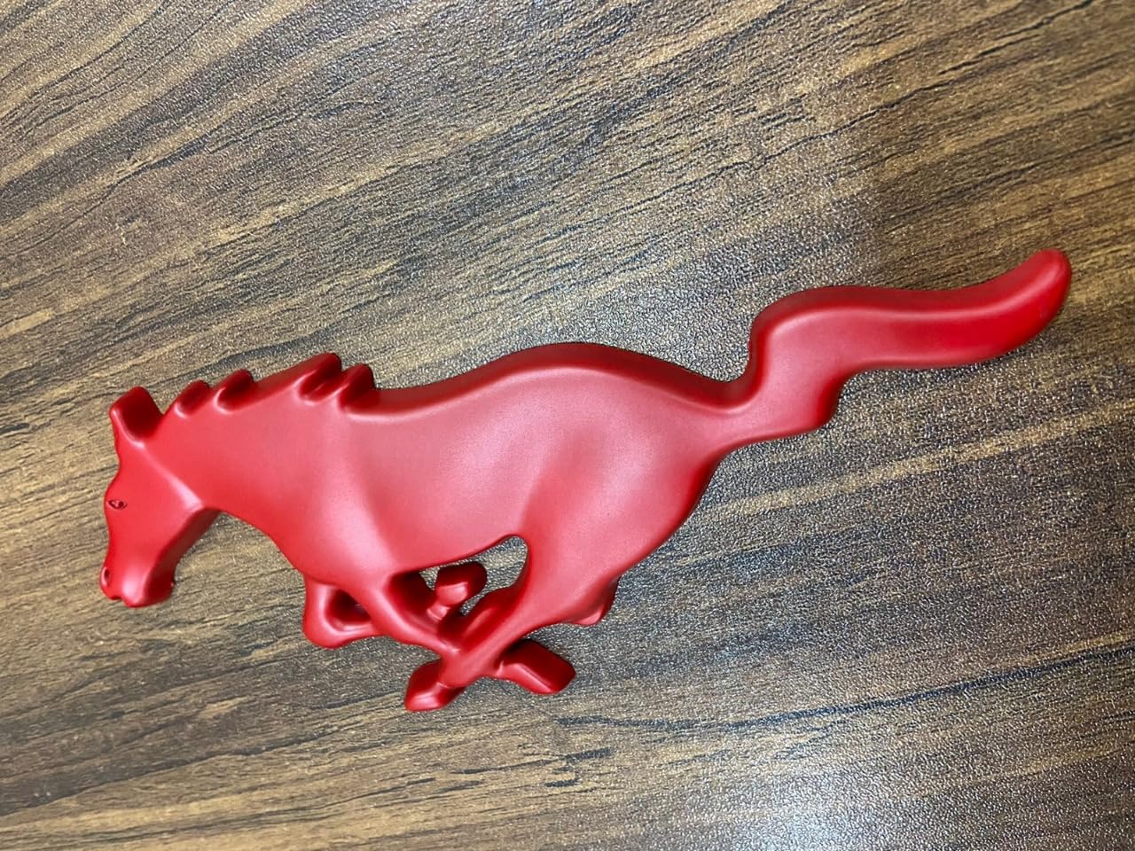 3D Premium Car Side Fender Rear Trunk Emblem Logo Badge Decals (Design: Mustang Horse)(Mustang Horse Red)-image-25