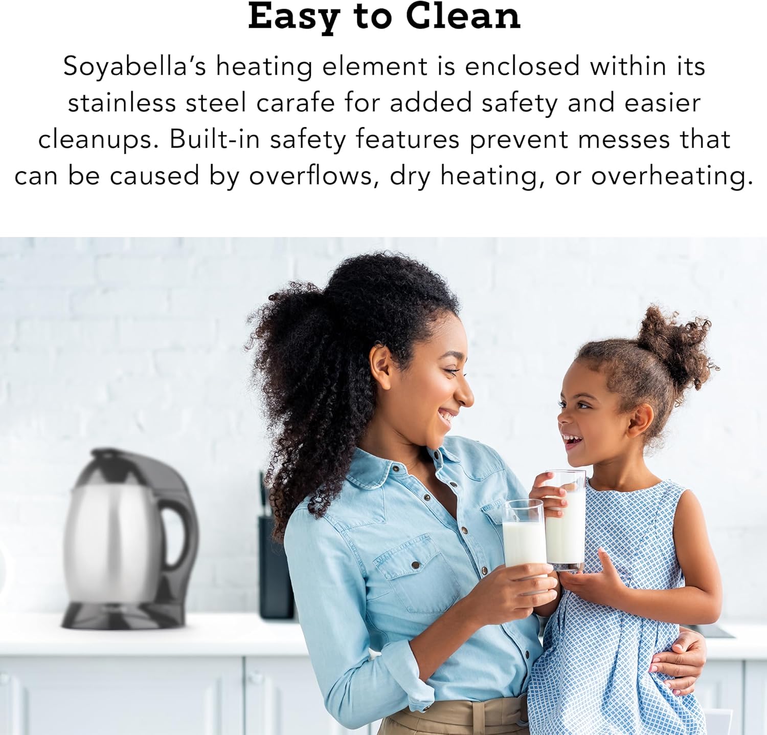 Tribest Soyabella SB-132-220V Deluxe Automatic Nut Milk & Soy Milk Maker Machine with Tofu Maker, Black/Stainless Steel
