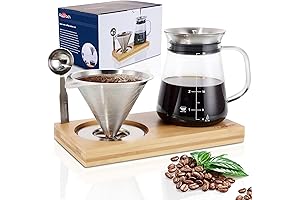 Aquach Pour Over Coffee Maker Set: Brew Perfect Coffee with Flavor and Precision