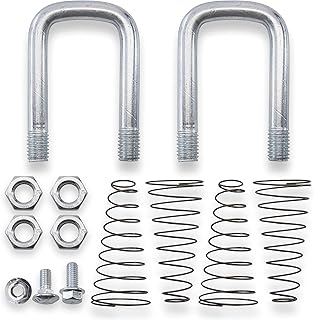 1900-2-1600 RuggedXL Replacement Safety Chain U-Bolt Kit for B&W Hitches Gooseneck Turnoverball