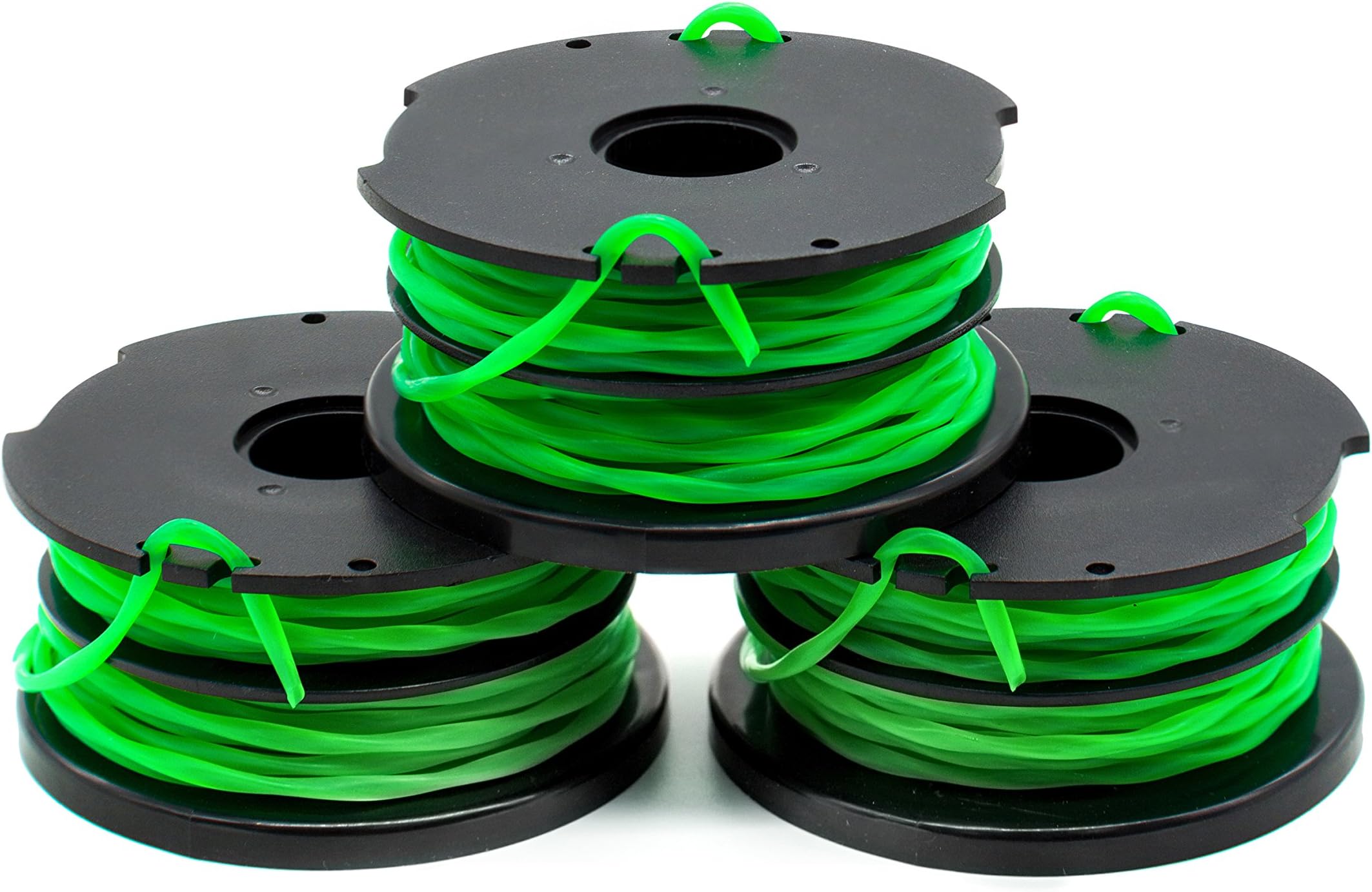 EFD-080 Trimmer Replacement Spool line 20ft 0.080" Compatible with Black and Decker LST560C 90635923,885911487801,OF50150TS 60 Volt EASYFEED Dual-Line String Trimmer Edger 3 Pack