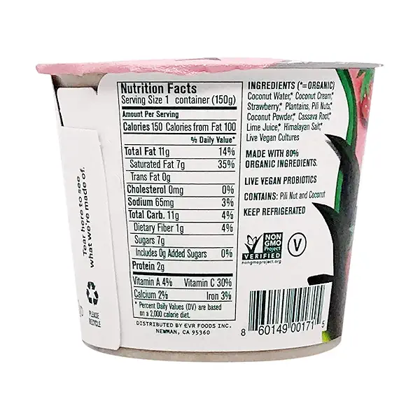 Yogurt Plant Based Strawberry, 5.3 Ounce 3