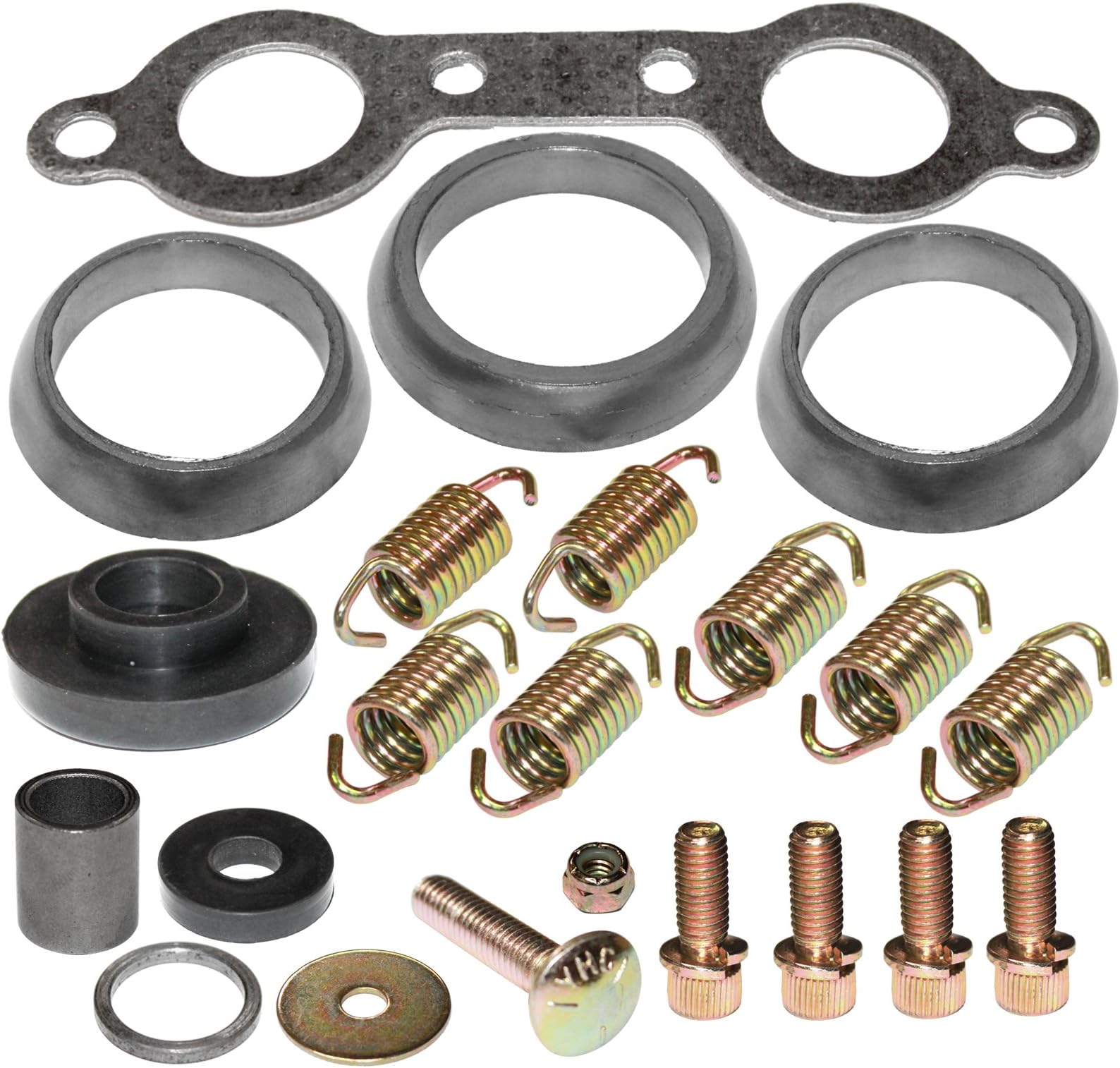 WQSING Muffler Silencer Kit Compatible with Polaris RZR 800 EFI 20082012 RZR "S