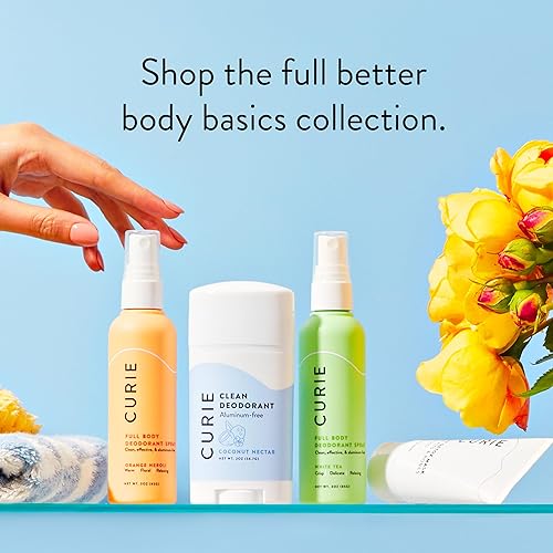 Miniatura 9 de Curie Desodorante sin aluminio  Orange Neroli 2oz Stick and Axpit Detox Mask  Desodorante natural, sin parabenos, libre de crueldad, no tóxico