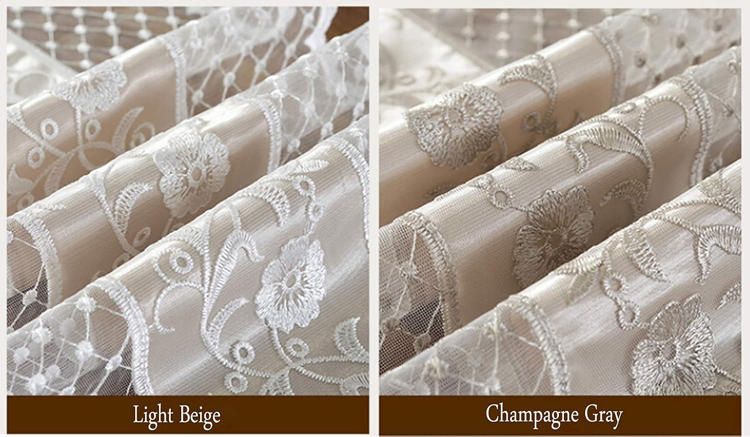 Table Runner,30x250CM,Flower Pattern with Lace Home Decor Table Runner Polyester,Table Runner Gray