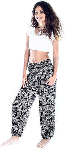 Miniatura 5 de Pantalones bohemios, pantalones harem, de yoga, para mujer, para la playa