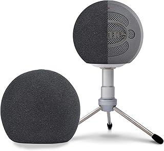 Blue Snowball Foam Windscreen - Professional Snowball ICE Mic Foam Wind Cover Windshield Pop Filter for Recordings, Broadcasting, Singing by SUNMON