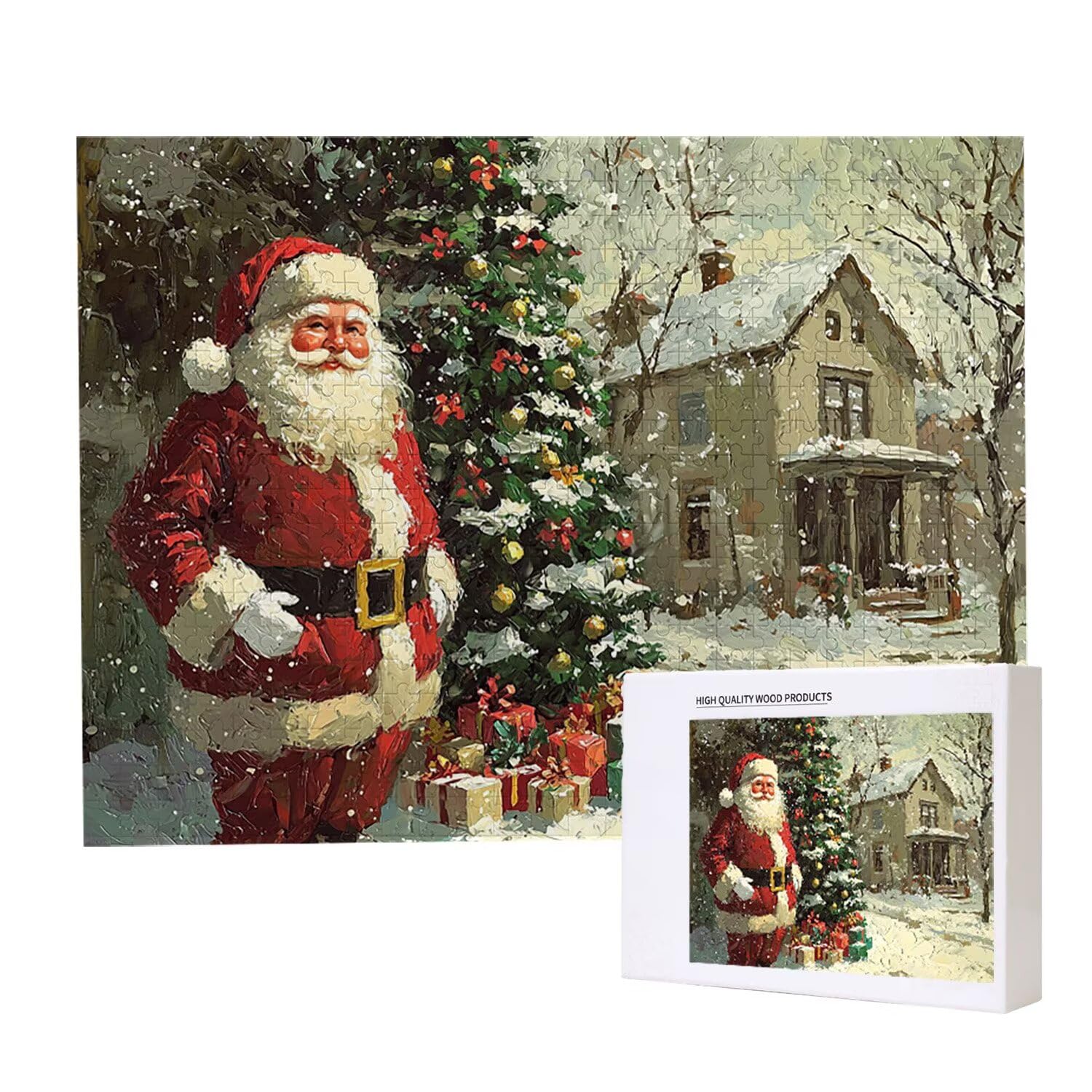 Puzzle Adulto 2000 Pezzi per Natale vecchio| Gioco familiare e attività di gruppo per adolescenti e | Regalo Compleanno Per Bambini Dai 14 Anni | Decorazione Casa e Idea Regalo per Relax o-771