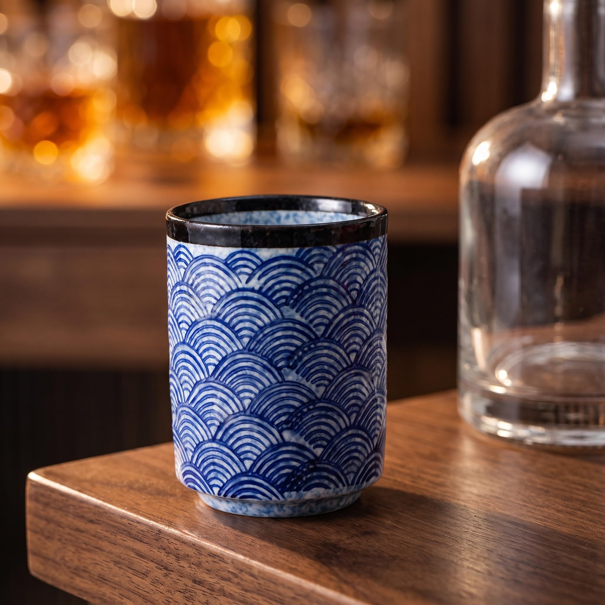 INOOMP Lot de 6 verres à shot en céramique mexicaine, tasses cadeaux en