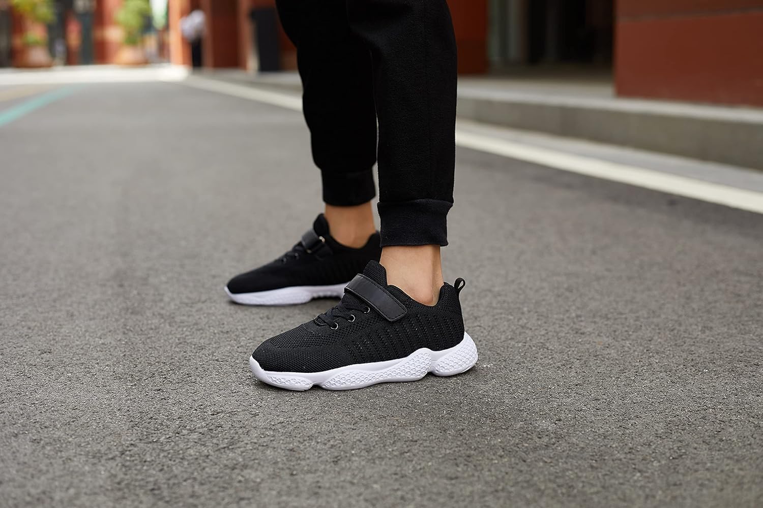 Casbeam Kids Breathable Sneakers Mesh Lightweight Easy Walk Casual Sport Strap Athletic Running Shoes for Boys Girls - Image 3