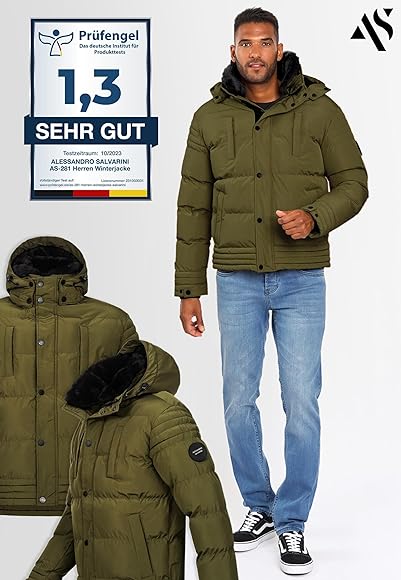 A salvarini herren winterjacke Clearance
