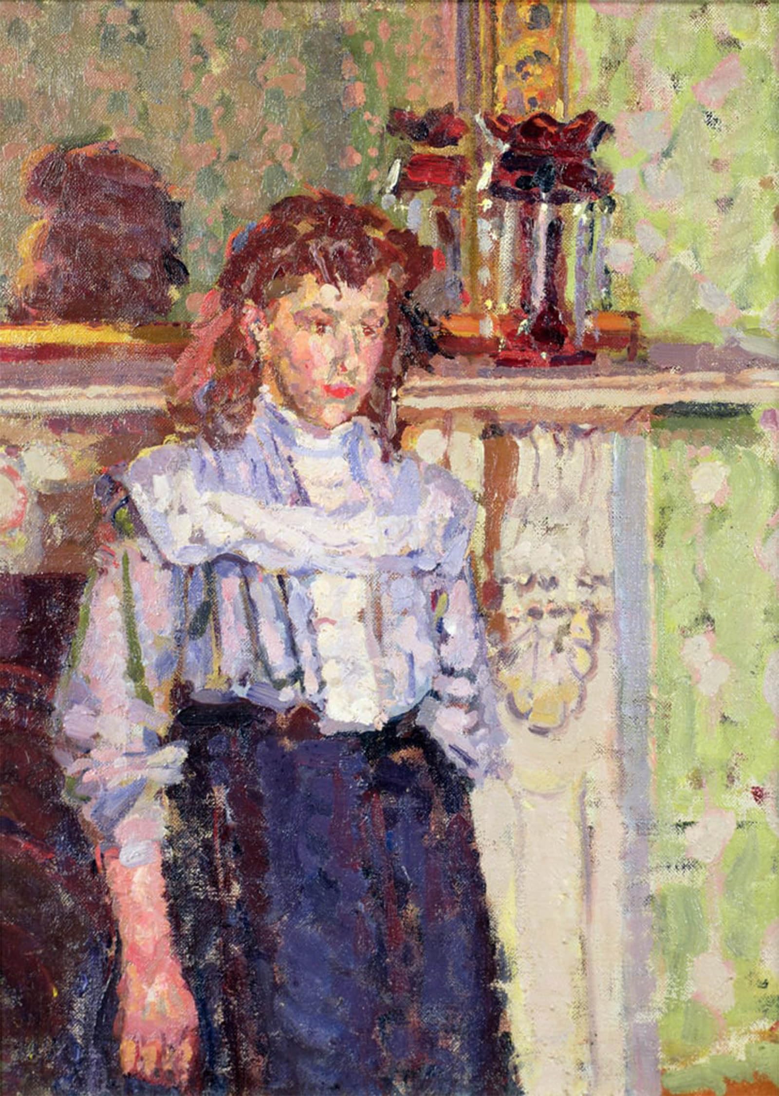 ARTXLXXBN Famous Painting Art Wall Decor Abstract Art Picture Girl by Harold Gilman Animal Pictures for Home Decor 60x90cm