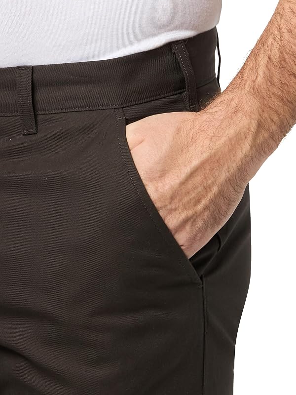 Lacoste Men's Regular Fit Cotton Chino Pants, Port, 10 by Lacoste - Image 3