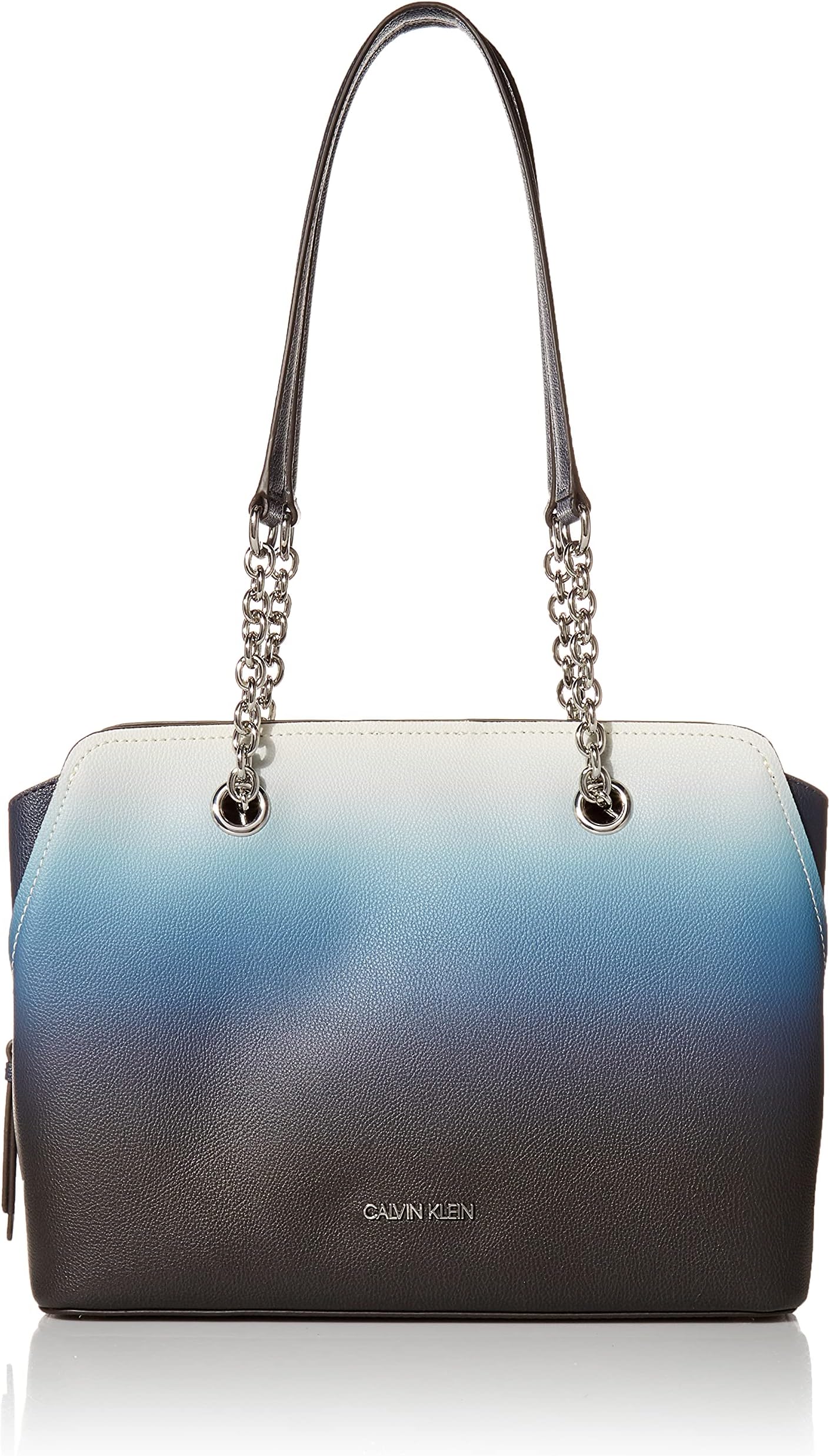 Hailey Micro Pebble Triple Compartment Chain Satchel