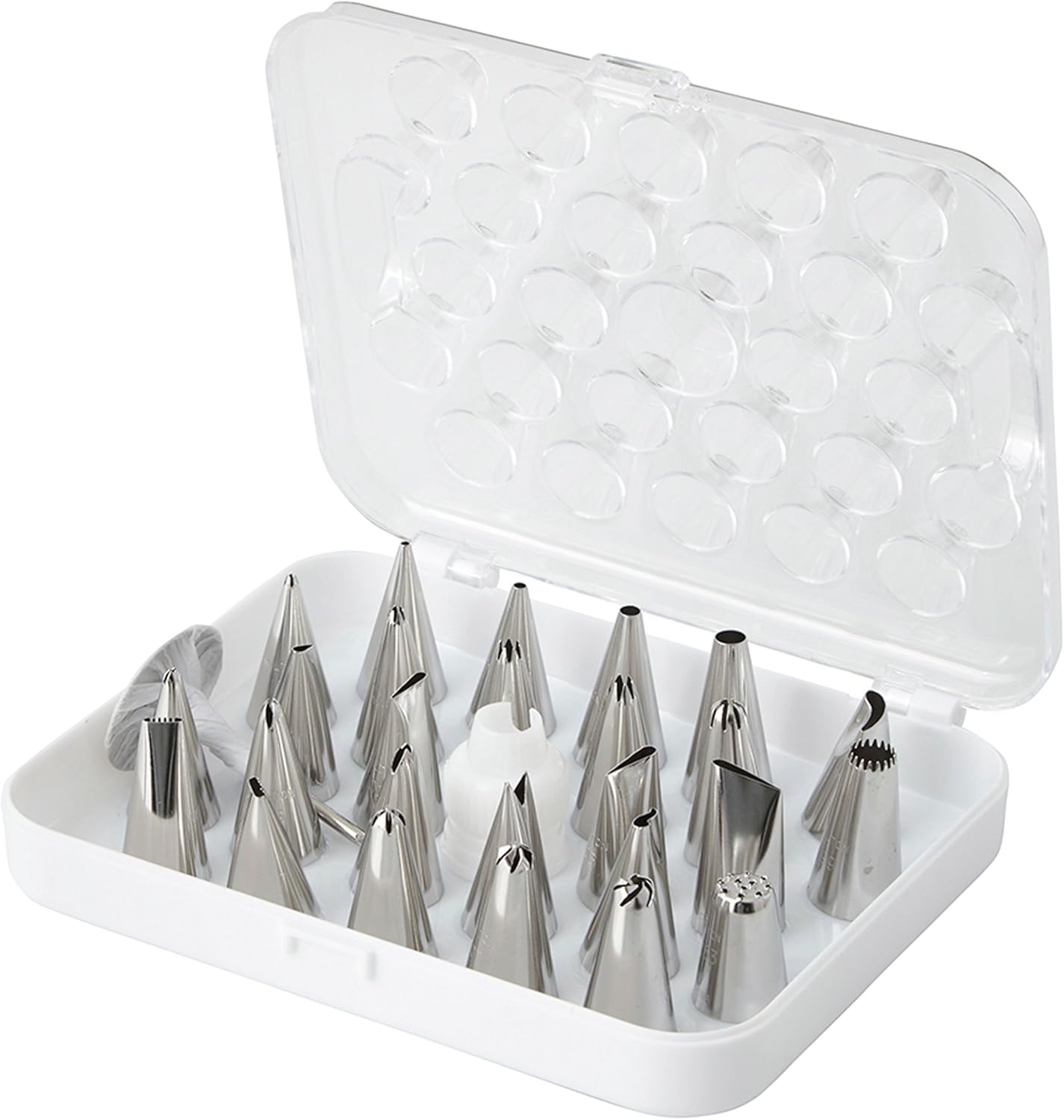 Wilton Deluxe Cake Decorating Tip Set, 52-Piece
