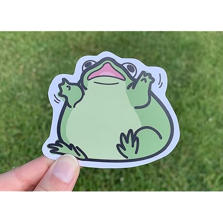 Chubby Chonky Frog Hands Sticker