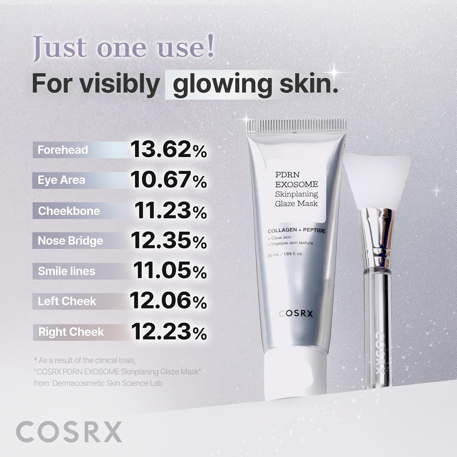 COSRX PDRN Exosome Skinplaning Glaze Mask for Face with Salmon DNA PDRN & Exosome, Overnight Wrapping Mask for Glass Skin, 1.69 fl. Oz, Korean Skin Care - Image 7