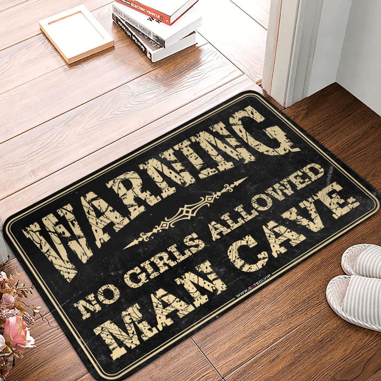 Tapis de porte intérieure Gamers 65x90cm rétro paillasson Man Cave