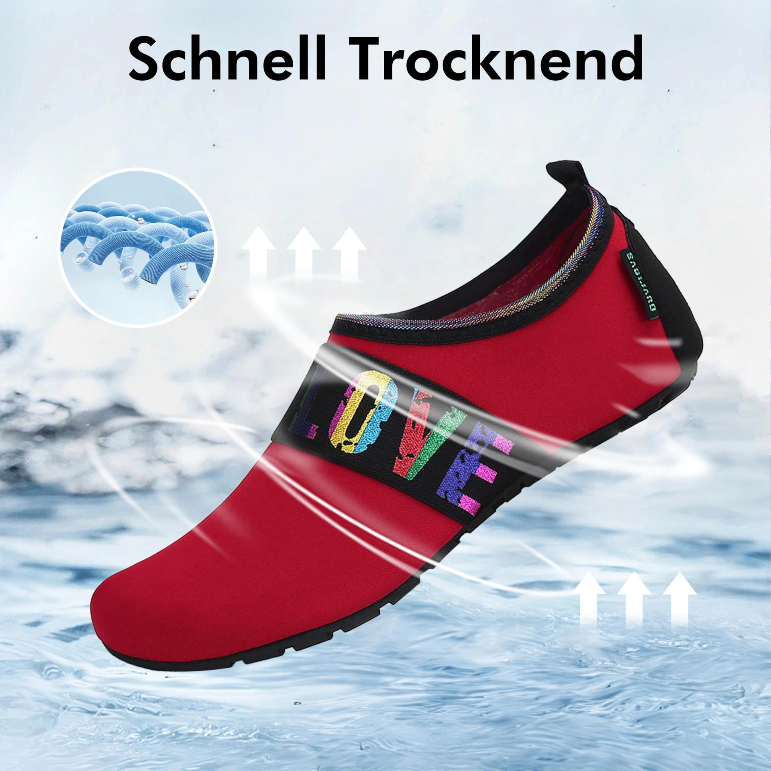 SAGUARO Scarpe da Scoglio Donna Uomo da Immersione Scarpette da Surf Water Shoes Barefoot per Bagno Spiaggia Mare Snorkel Yoga