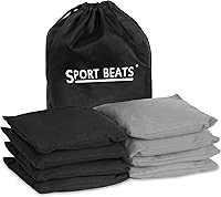 Vista 16 de SPORT BEATS Juego de 8 Bolsas de Cornhole de Peso y Tamaño Reglamentario Incluye Estuche de Transporte