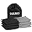 SPORT BEATS Cornhole Bags Set of 8 Regulation Weight & Size Includes Carry Case Gray & Black