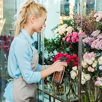 SUXNOS Barna Üveg Szórópalack Szett 500 ml - 4 db Újratölthető Permetező Állítható Fejjel Növényekhez, Virágokhoz, Fodrászathoz és Aromaterá 5